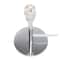 Simple Designs&#x2122; 12.5&#x22; Mini Chrome Table Lamp with Angled Fabric Shade